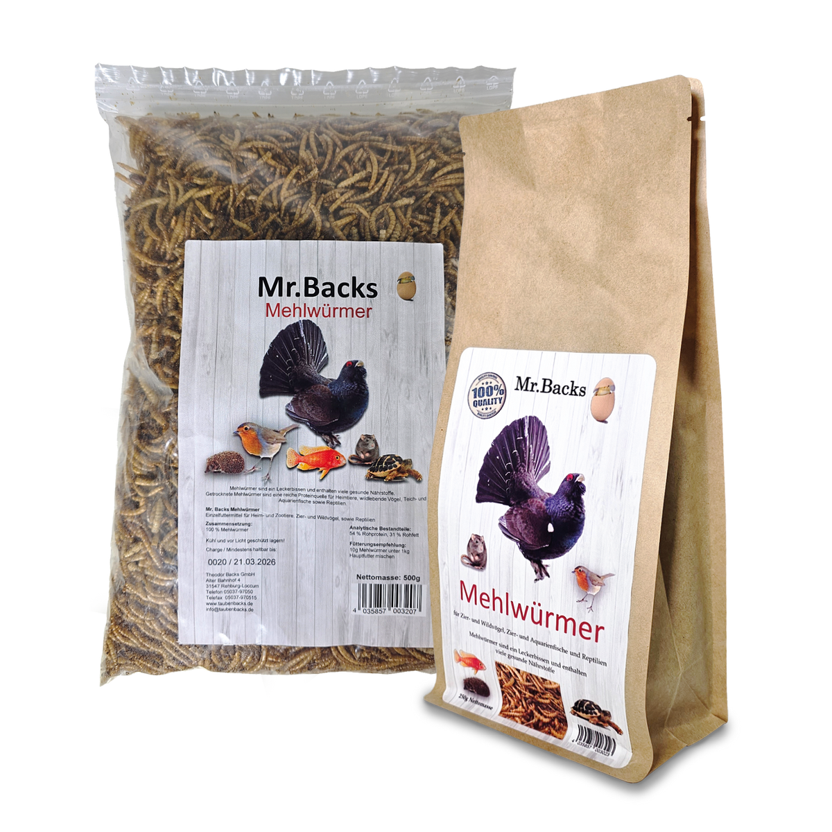 mehlwürmer aufbewahren Mehlwürmer für Hühner: 250 g, 500 g, 1000 g, 5000 g Proteinreiche Leck
